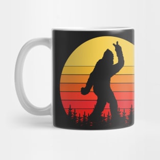 Funny Peace Out Bigfoot, Sassy Sasquatch Mug